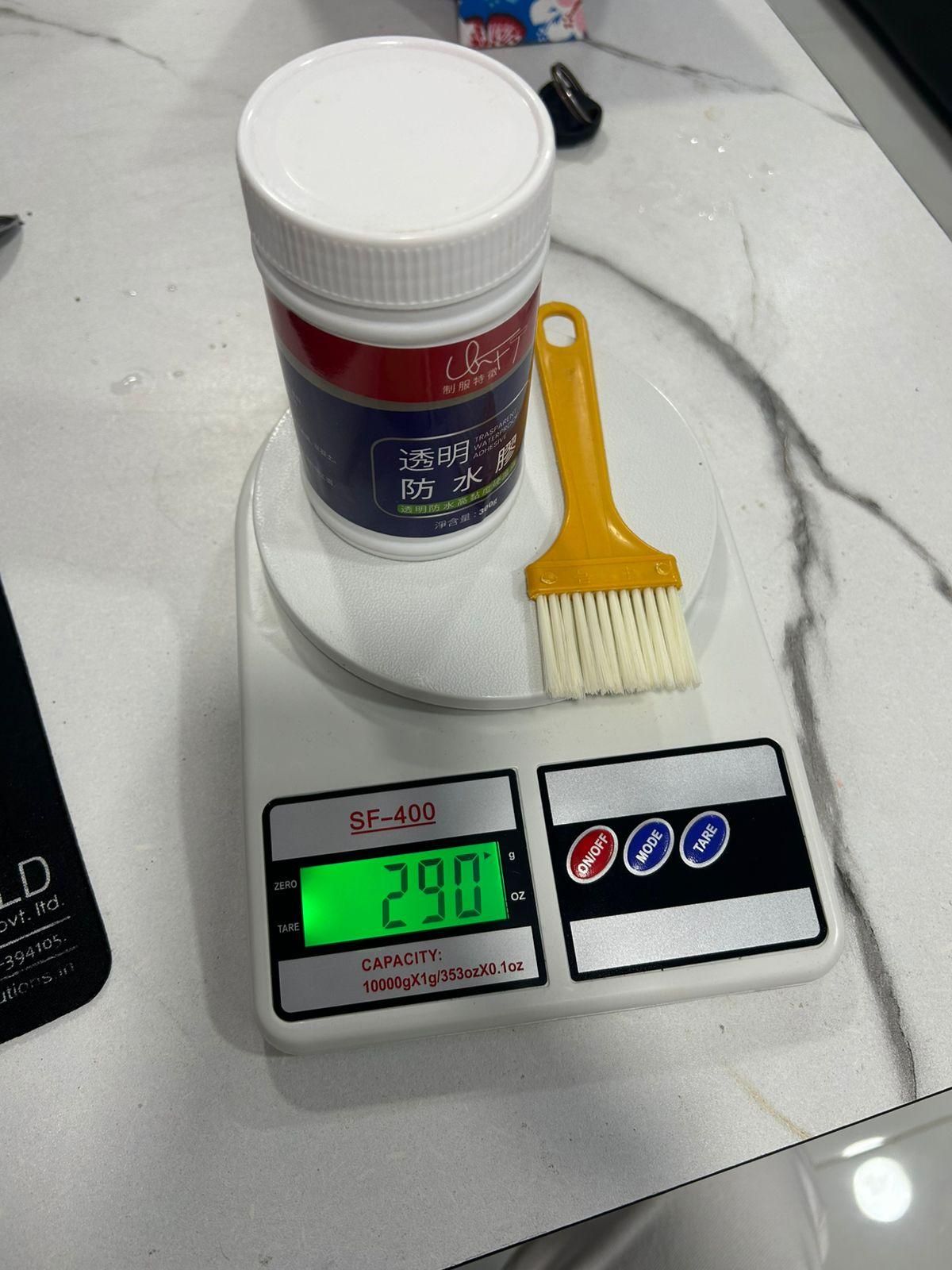 Transparent Waterproof Glue Plus Brush Pack of 2