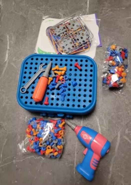 3D Screw Puzzle Box - Drill Screw Tool Set for Kid's