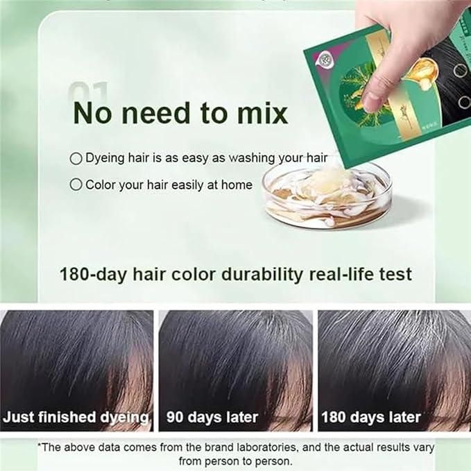 Natural Black Hair Dye Shampoo 30ml