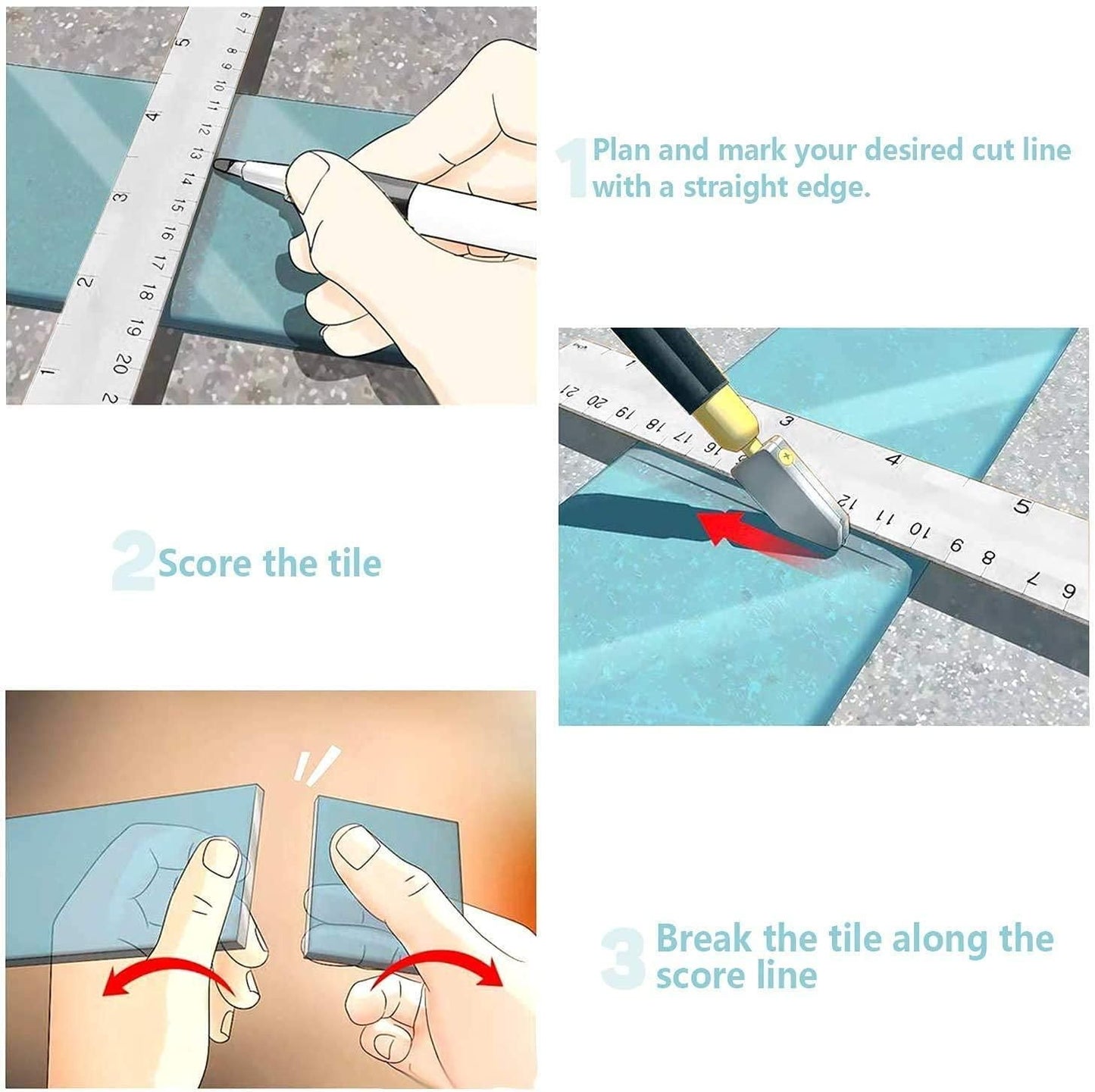 Heavy Duty Glass Cutter Pencil Style
